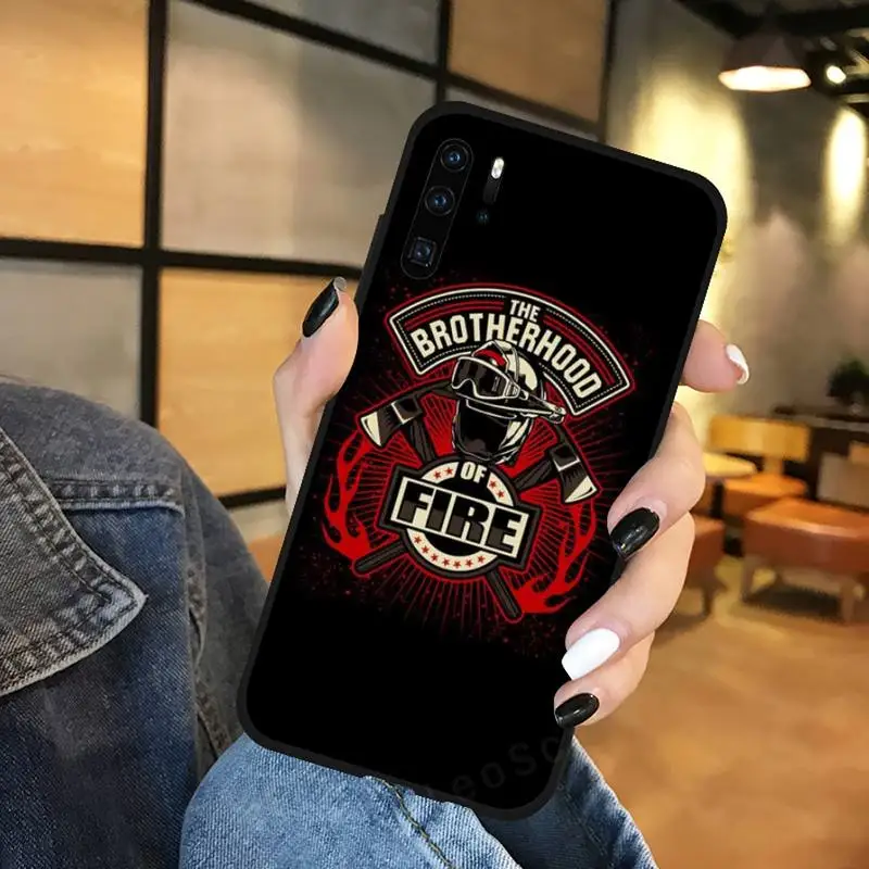 

Firefighter Heroes Fireman Phone Case For Huawei NOVA 2 2i 2s 3i 4 4e 5 plus P10 lite 20 P20 pro honor10