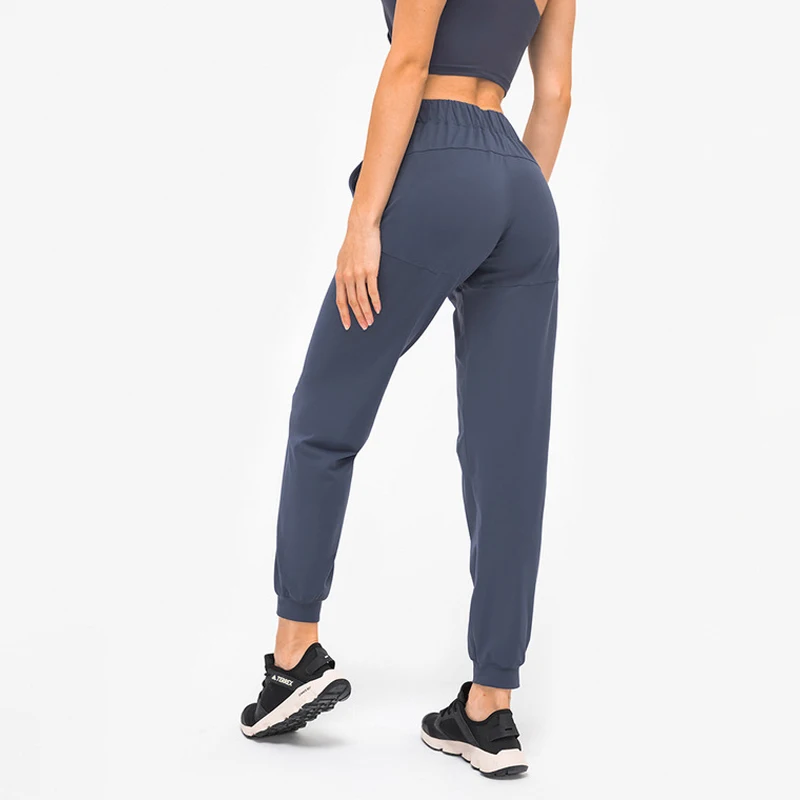 

Lululemon Women Casual Yoga Wear With Elastic Running Fitness Pants