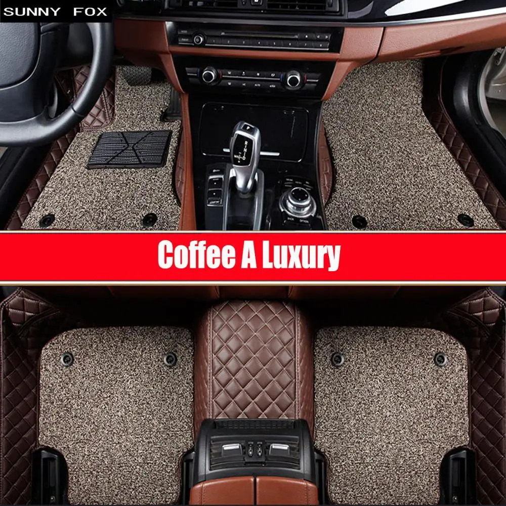 Автомобильные коврики в салон чехол для Jeep Grand Wrangler Commander Compass Patriot кожаная