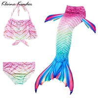 swimsuit kids childrens bikini girl with mermaid tail 2022 new summer beach clothes swimming bathing suit child toddler teens