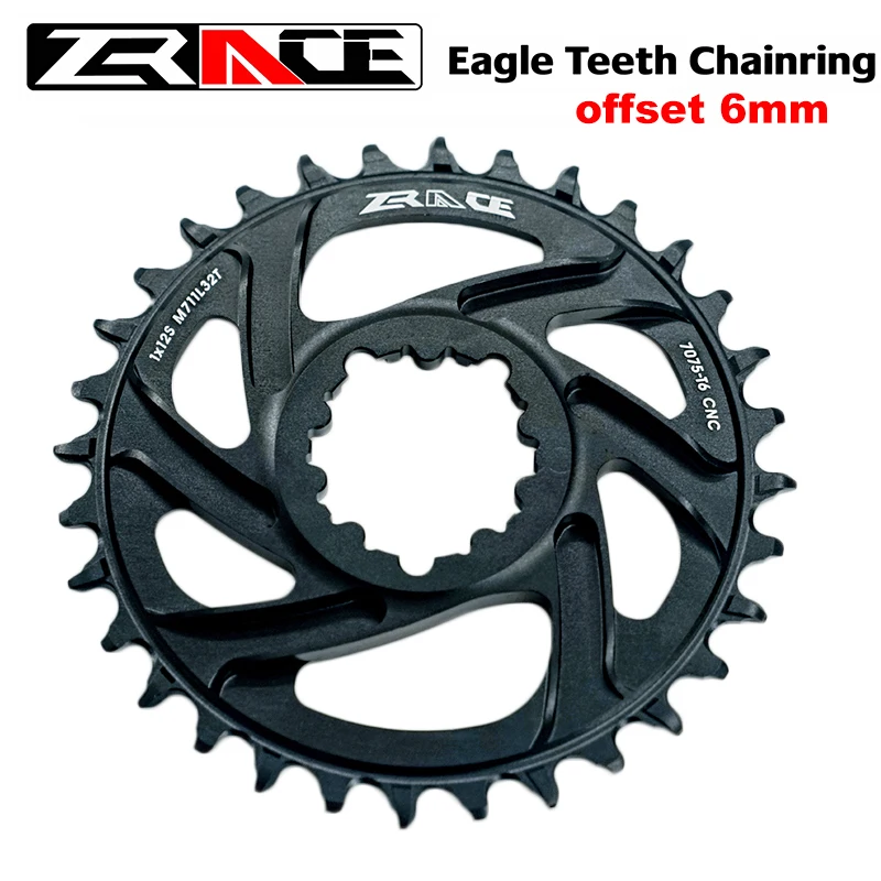 ZRACE 1x12s Eagle Tooth Crankset 6 мм MTB Bike Circle для SRAM прямое Крепление Кривошип совместимый с