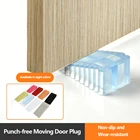 1 шт. креативный безопасный дверной ограничитель, силиконовый противоскользящий, ветрозащитный дверной ограничительдверной ограничитель, дверной ограничитель против столкновений