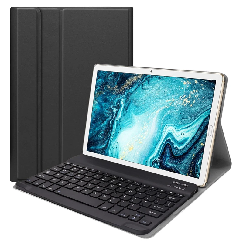 Bluetooth клавиатура кожаный чехол для huawei Mediapad M6 10 8 дюймов Подставка планшета