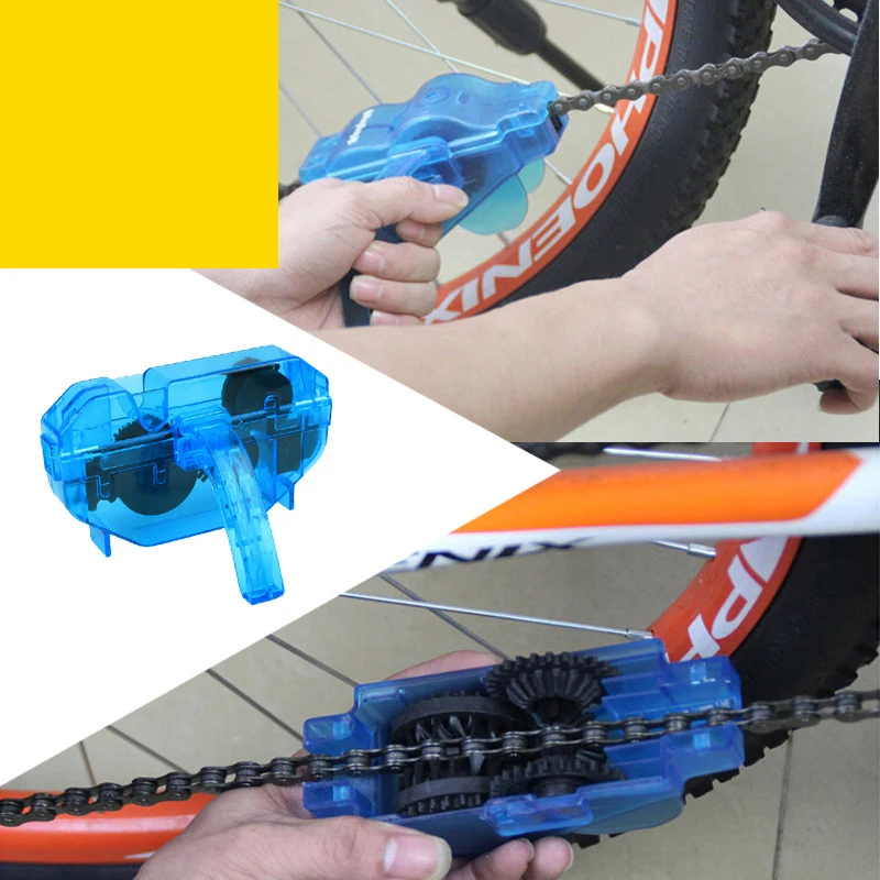

Bicycle Chain Cleaner Cycling Cleaning Brushes MTB Bike Scrubber Quick Washing Kit Bikes Maintenance Tools Outdoor Accessory