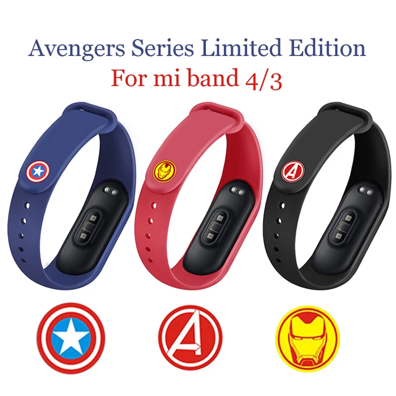 Xiaomi Band 4 Смарт Miband 4 браслет сердечного ритма фитнес цветной экран Bluetooth 5,0 глобальная версия Мстители Лига