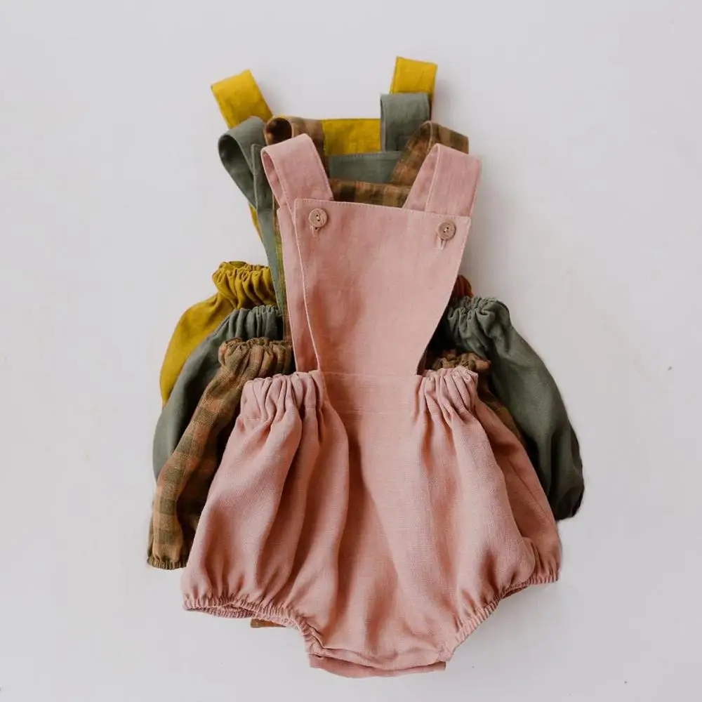 Summer Boy Girl Rompers Cute Baby Clothes Newborn Kids Bodysuit Babygrow Jumpsuit Sunsuit Outfits Soild Children | Детская одежда и