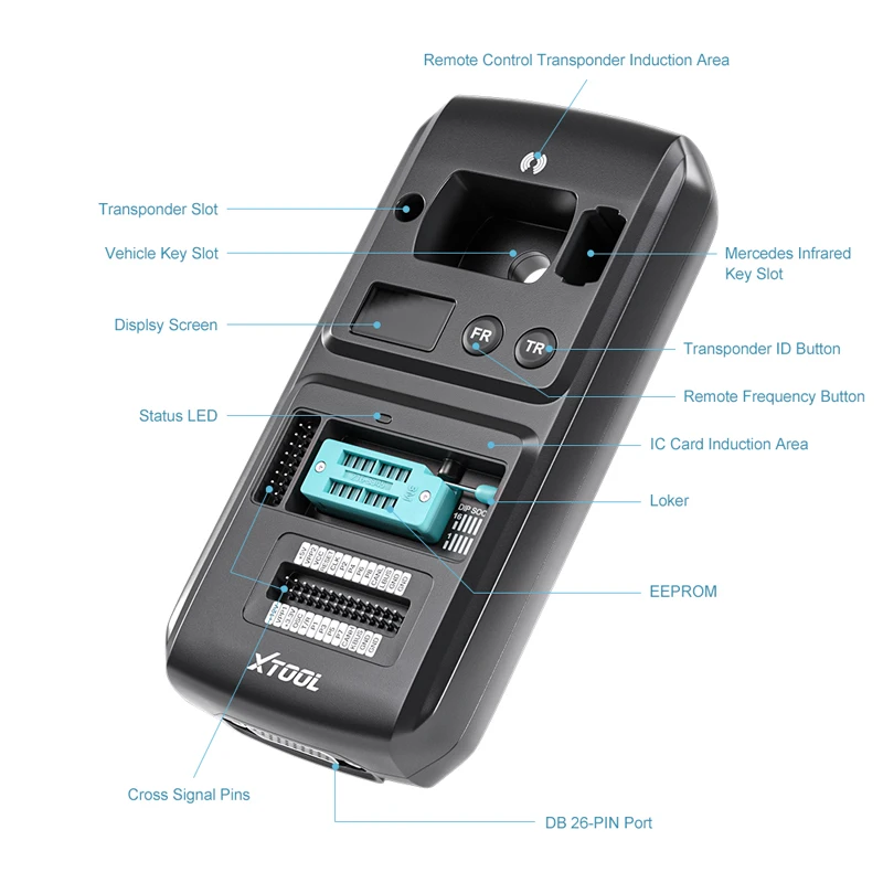 XTOOL KC501 OBD2 Key&ampChip Programmer Read Write MCU EEPROM Chips Work With X100 PAD2 PAD3 A80 For Mercedes Infrared Keys | Автомобили и