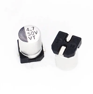 Электролитический конденсатор для поверхностного монтажа 50 В 4 7 мкФ алюминиевый