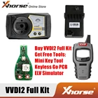 Полный комплект Xhorse VVDI2 V7.1.6 с OBD48 + 96 бит 48 + MQB + для BMW вездеходBDC получить бесплатный мини-ключ инструмент + Xhorse БЕСКЛЮЧЕВОЙ Go PCB + ELV симулятор
