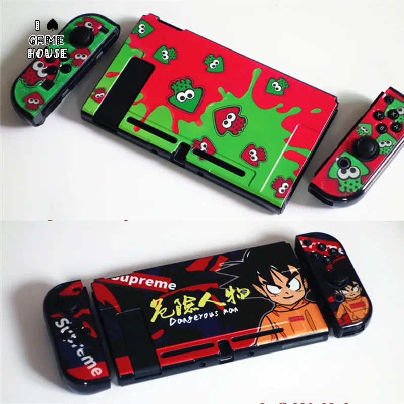 Защитный чехол FoPcc NS жесткий водонепроницаемый для Nintendo Switch Joycon|station charger|station