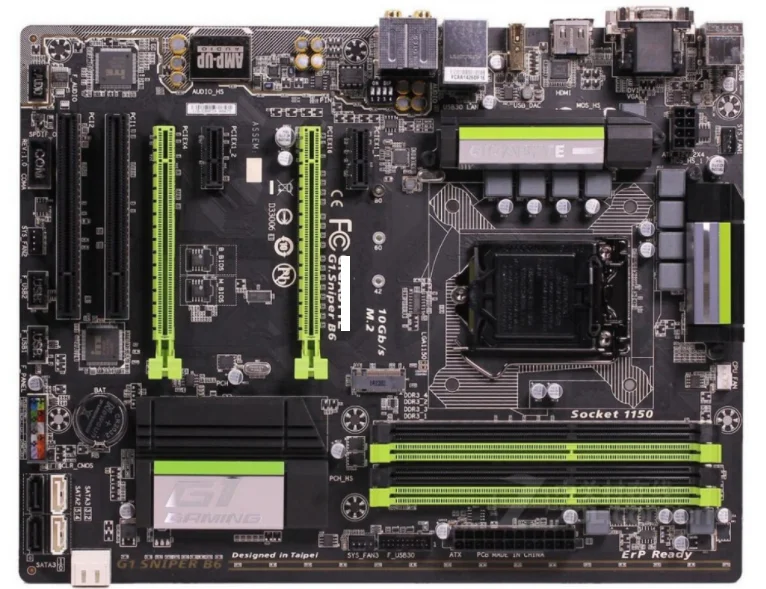 Оригинальная материнская плата для настольного компьютера G1.Sniper B6 LGA 1150 DDR3 32 Гб |