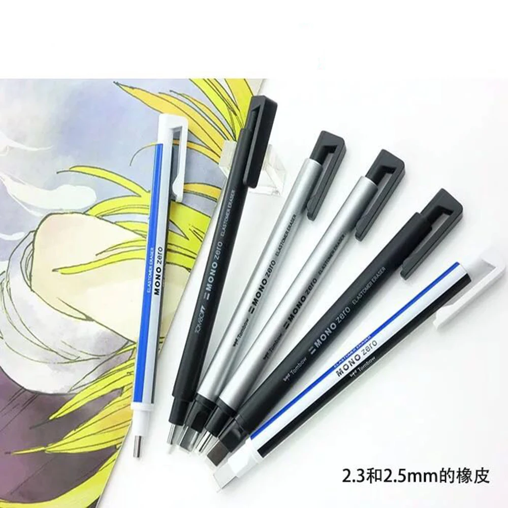 

1pcs Round Tip Eraser Refill Pack Ultrafine Pencil Rubber Perfect Revise Details