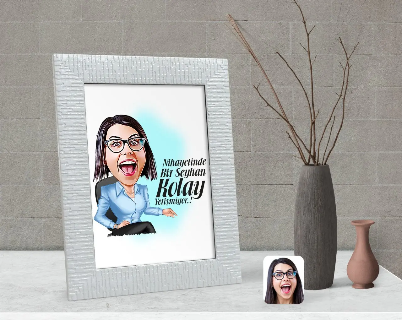 Персонализированная Женская легко растущая карикатура декоративная e