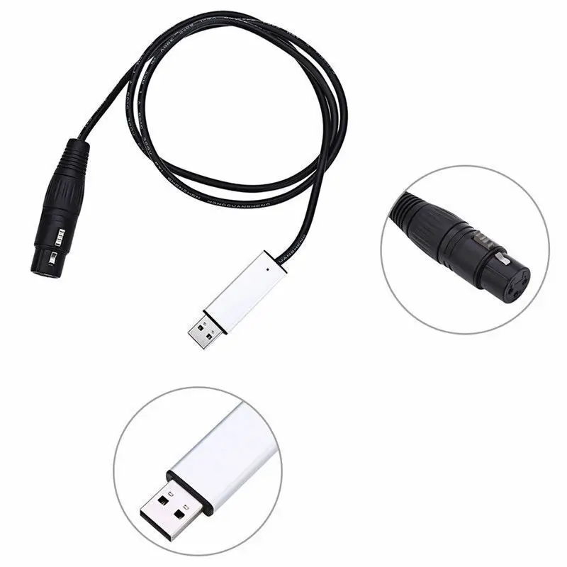 USB адаптер PYMH для DMX 512 компьютерный светодиодный контроллер сценического