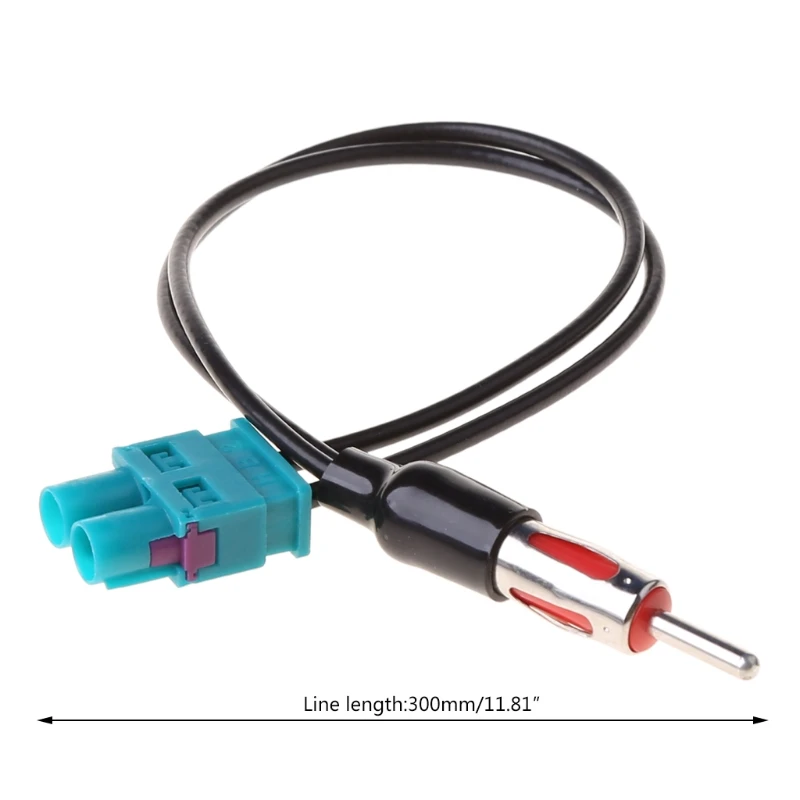 

Q9QD Radio Cable Adaptor Antenna Cable Male Double Fakra Din Aerial
