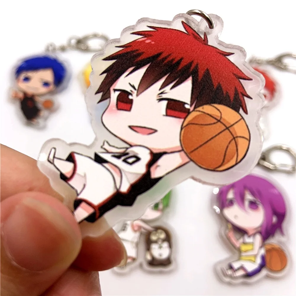 Куроко НЕТ КОРЗИНА акриловый брелок двусторонний кулон аксессуары для ключей