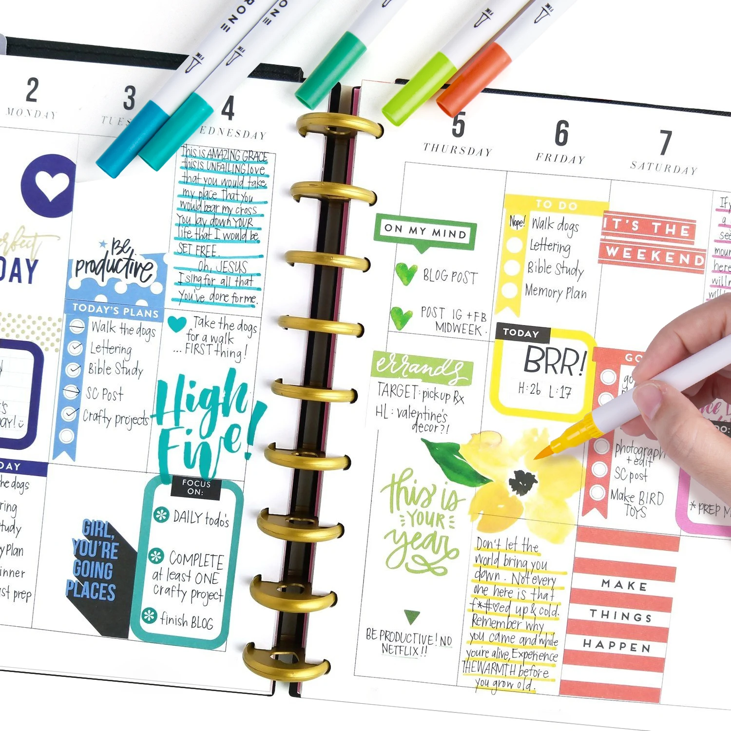 Hethrone 100 шт. белая ручка для рисования принадлежности акварельной живописи