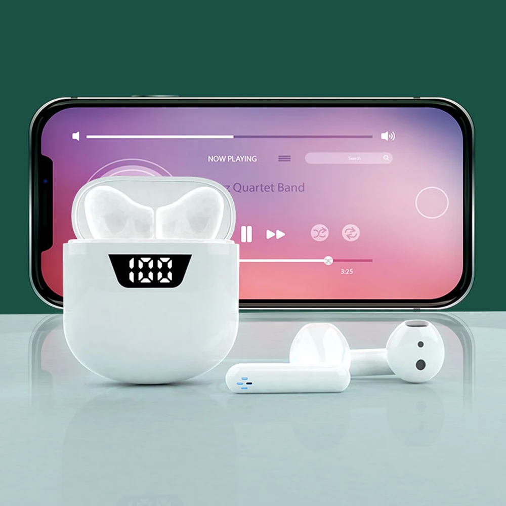 TWS Bluetooth Беспроводные наушники с микрофоном BT5.0 наушники-вкладыши спортивные pk i9000