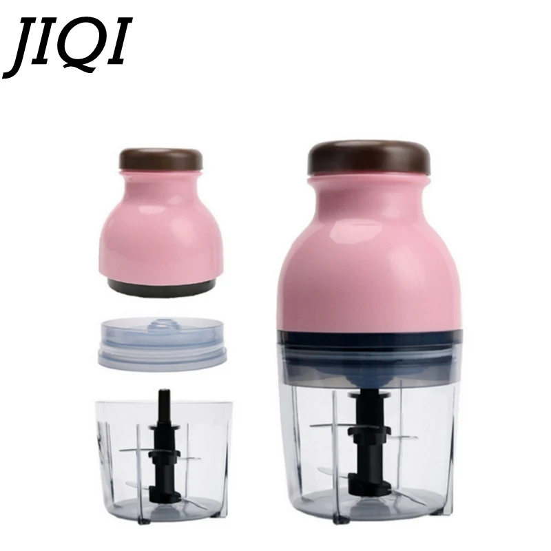 Электрический кухонный комбайн JIQI 220 В мини экстрактор сока для мяса чеснока Чили