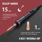 Мощный цифровой электрический паяльник, 90 Вт, 220 В, 110 В