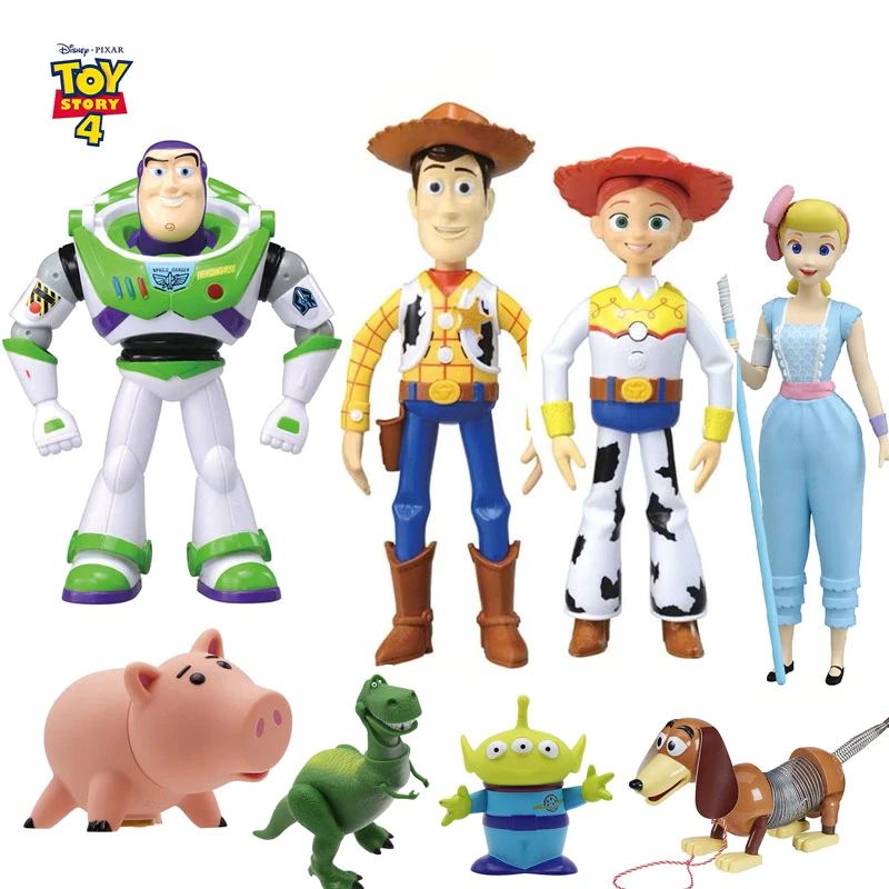Коллекция моделей 4 из Истории игрушек Disney игрушки ручной работы Вуди и Базз