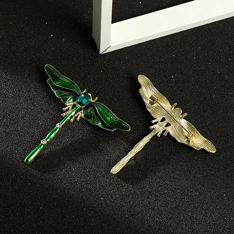 

New Arrival Large Beautiful Dragonfly Brooches for Women Insect Jewelry Fashion Enamel Pin 3 Colors Available Gift Cute Jewelry