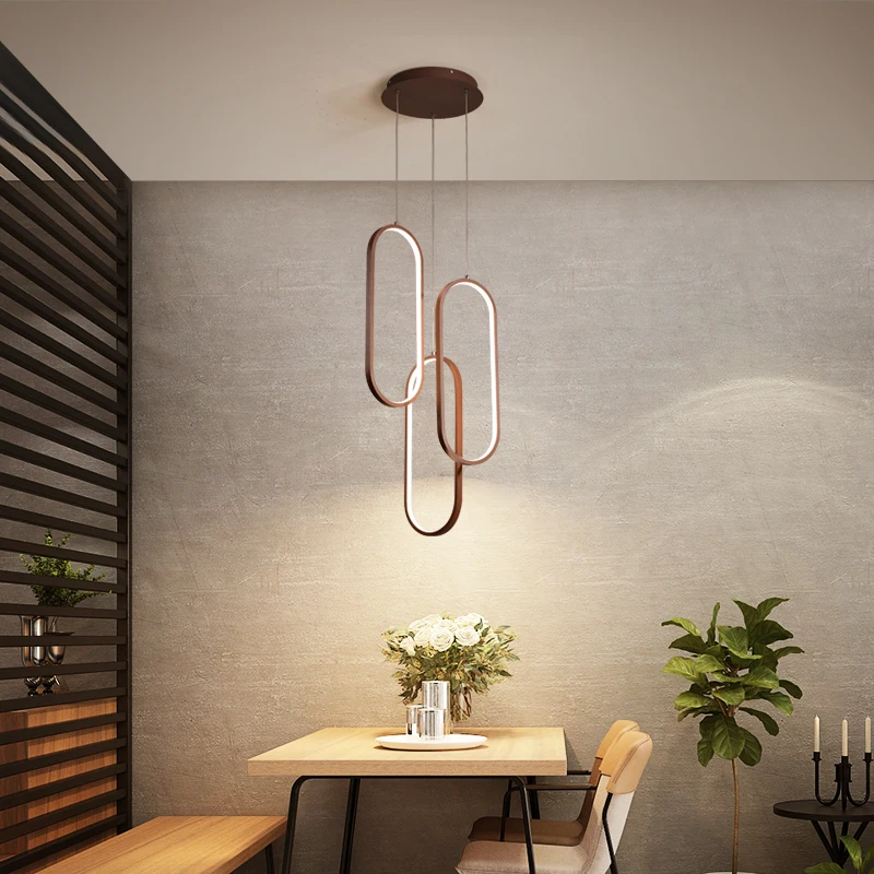 Современные светодиодные подвесные светильники TRAZOS для столовой бара кухни