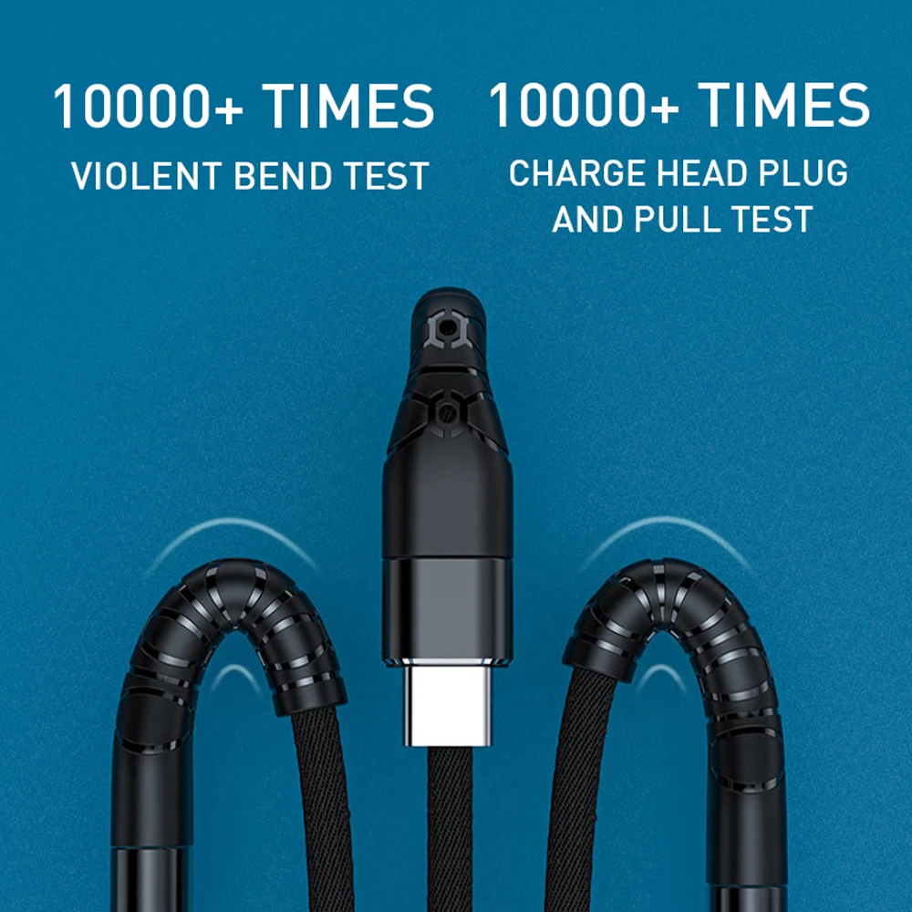 3 in 1 6A USB Cable Fast Charger Wire Type C/Micro USB/iOS Data For Apple Android Xiaomi Huawei Mobile Phone Chargers | Мобильные