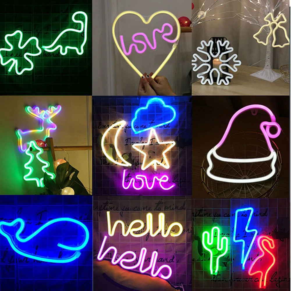 Светодиодный неоновая вывеска для организаций и магазинов большой неоновые