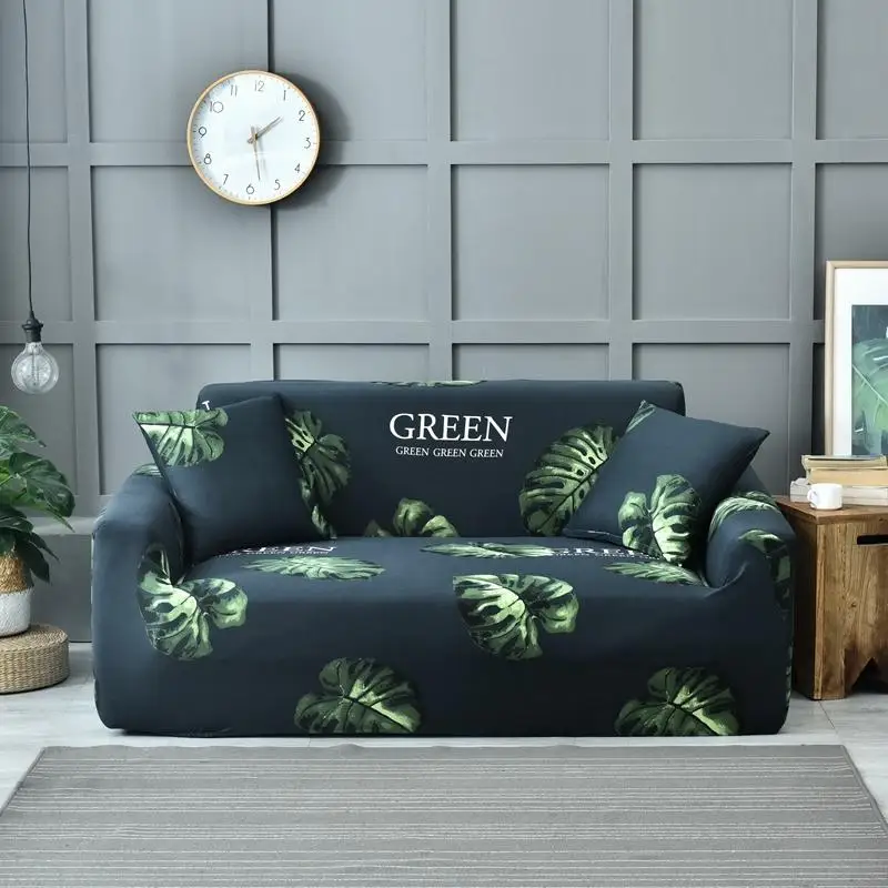 Чехол для дивана 46 дюймов мягкий чехол из спандекса и полиэстера с принтом в