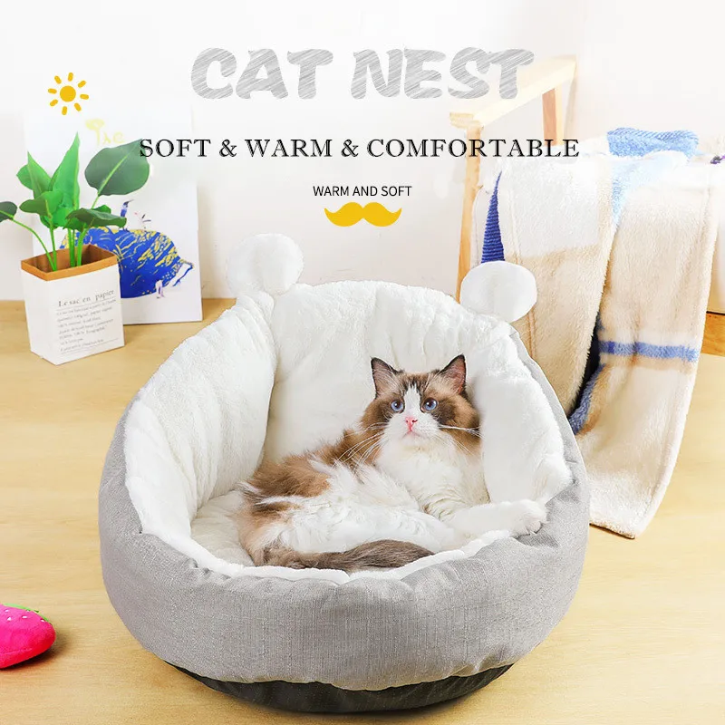 Удобный Диван для собак кошачье гнездо съемная кровать домашних животных