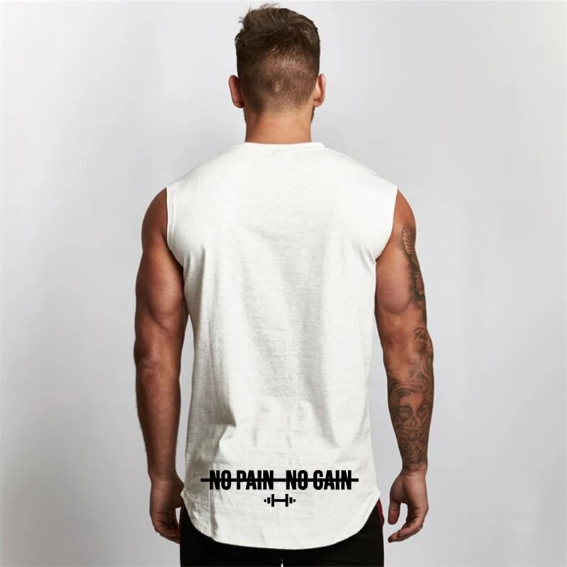 

Summer Fashion Gym Clothing Sporting Singlets Bodybuilding Stringer Tank Top Men Fitness Sleeveless Shirt Muscle Vest Tanktop