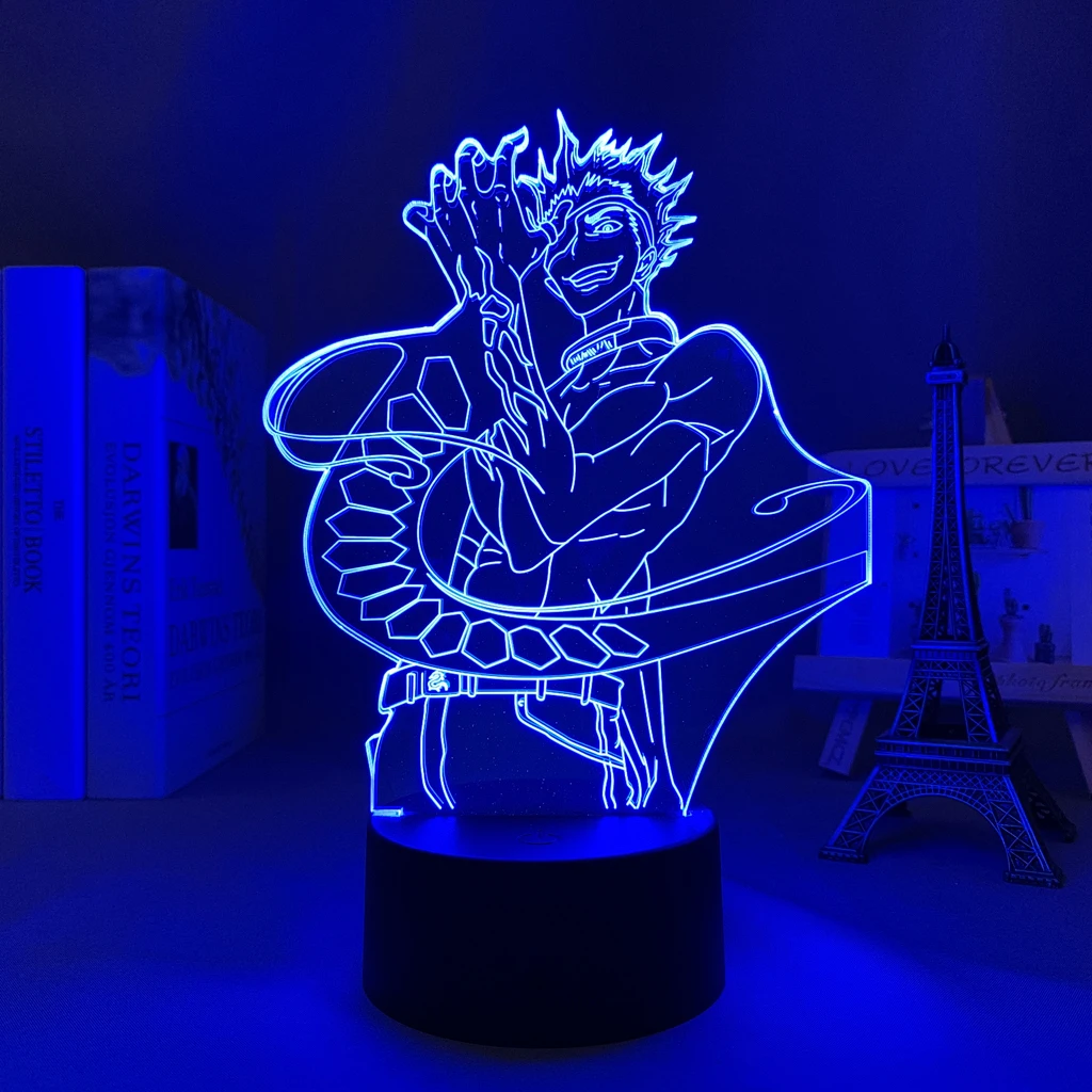 

3d-светодиодная лампа в стиле аниме, фигурка дэдмена, страны чудес, Kiyomasa Senji, украшение для детской спальни, ночсветильник, подарок, декор для ...