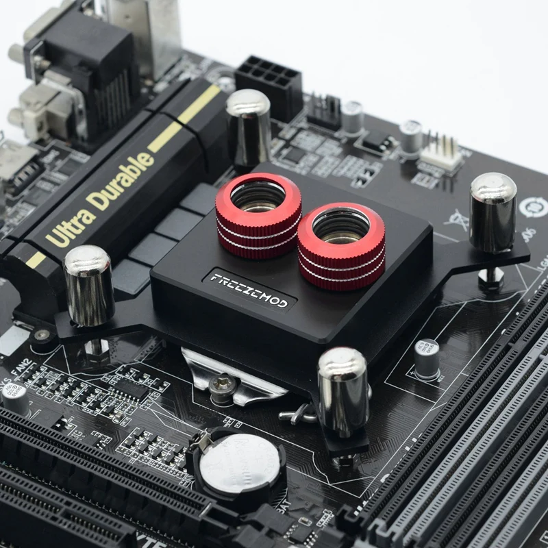 FREEZEMOD POOC CPU кулер для воды блок Sprayable жидкостный с микро-каналом LGA 1151 115X 2011