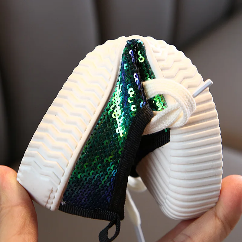 Детская обувь для больших девочек летняя сетчатая на небольшом каблуке с