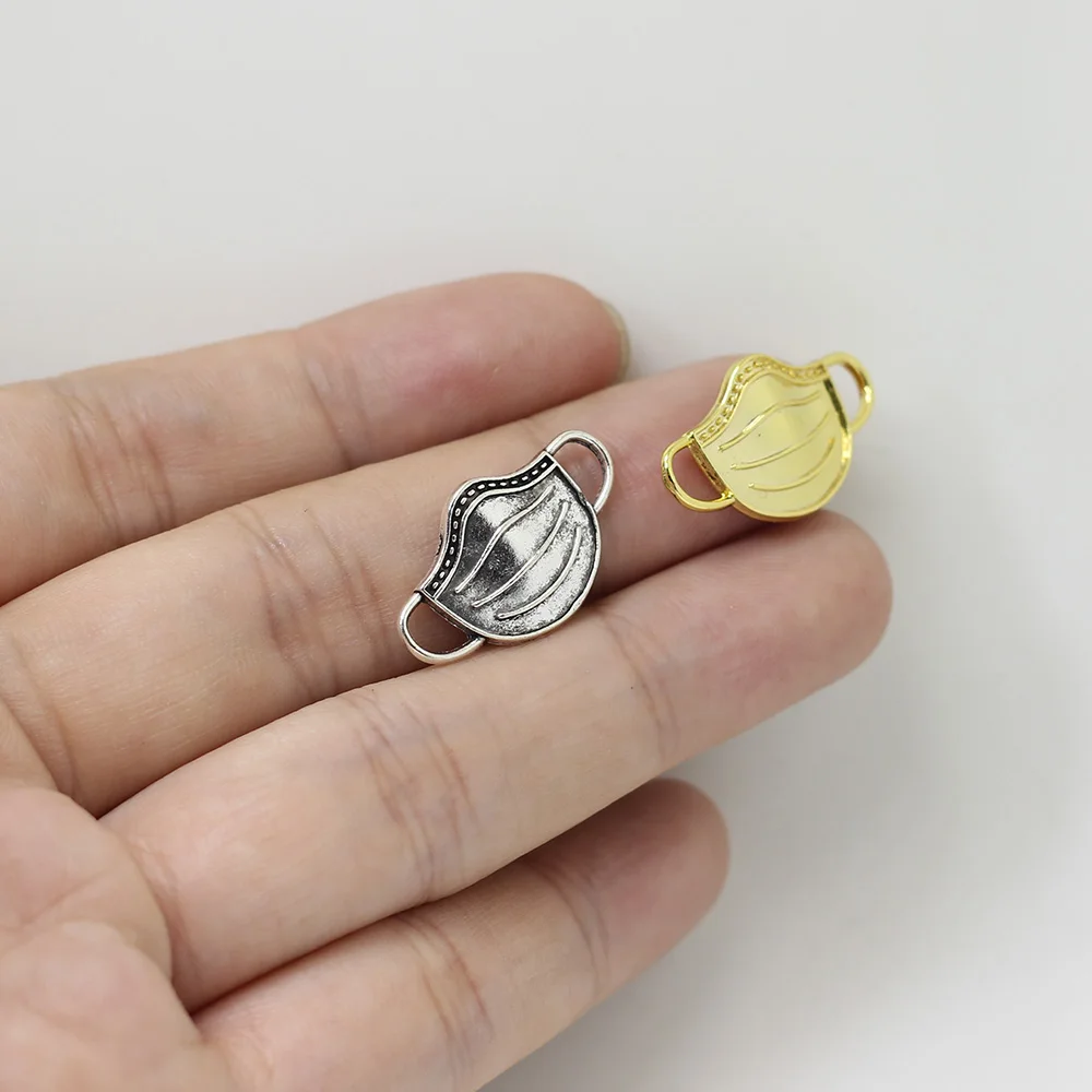 10 шт., 23*14 мм, цинковый сплав, для изготовления ювелирных изделий своими руками, серьги, ожерелья, браслет, 2 цвета