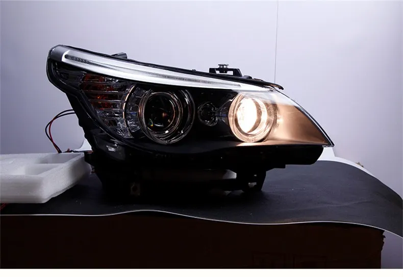 Фара Qirun в сборе для BMW 5 серии E60 520 523 525 530 2003-2010 грыжа |