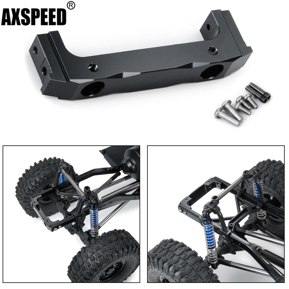 

AXSPEED металлический задний балочный кронштейн бампер для Axial SCX10 и SCX10 II 90046 90047 1/10 RC Гусеничный автомобиль обновленные детали