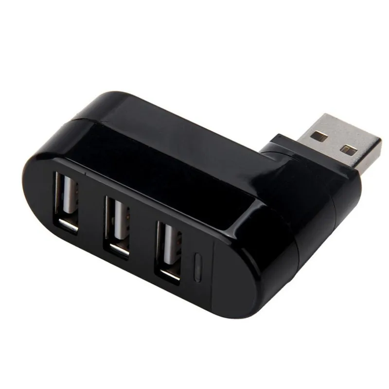 Golry Star New High Speed 3 Ports Hub USB 2.0 Mini 180 Rotate Portable Splitter Adapter for PC Notebook Laptop Quality | Электроника