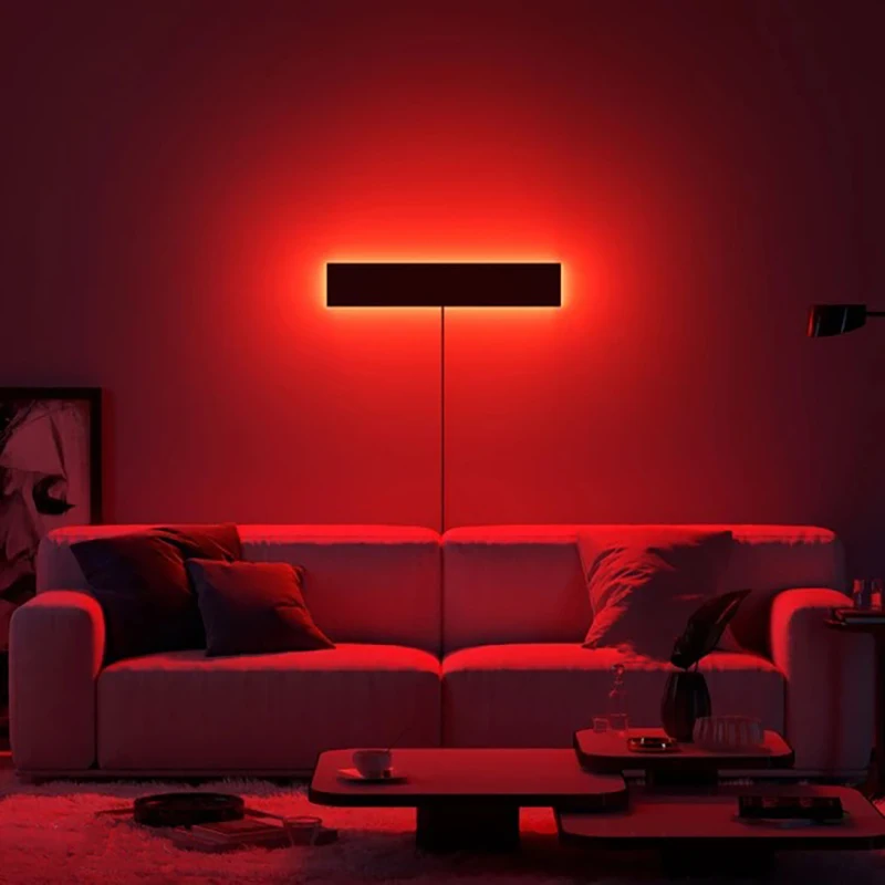 

Nordic RGB Colorful LED Wall Lamp Decoration,Bedroom Bedside Wall Lamps Remote Control Living Dining Room Home Lighting Fixture