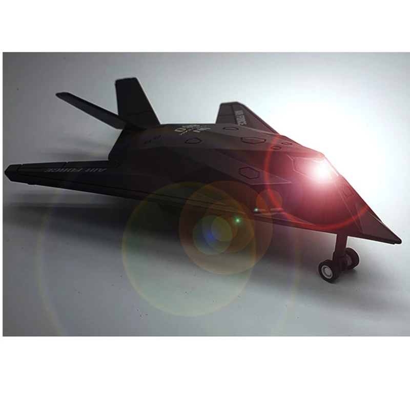 Военная Модель игрушки F117 невидимый боец Nighthawk Литые металлические модельные для