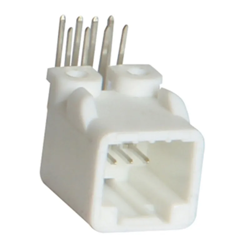 

025 series 8-way 2-line PCB needle bending white 1376350-2