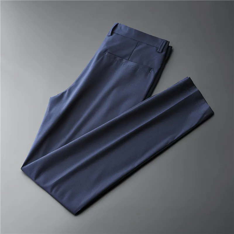 

Мужские деловые брюки до щиколотки, облегающие деловые брюки, одежда для офиса, весна-лето 2022