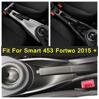 accessory for smart 453 fortwo 2015 2021 storage box center console compartment glove tray white red black carbon fiber