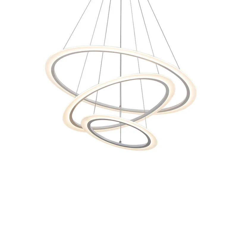 Круги современный светодиодный подвесные светильники для Гостиная потолочные с
