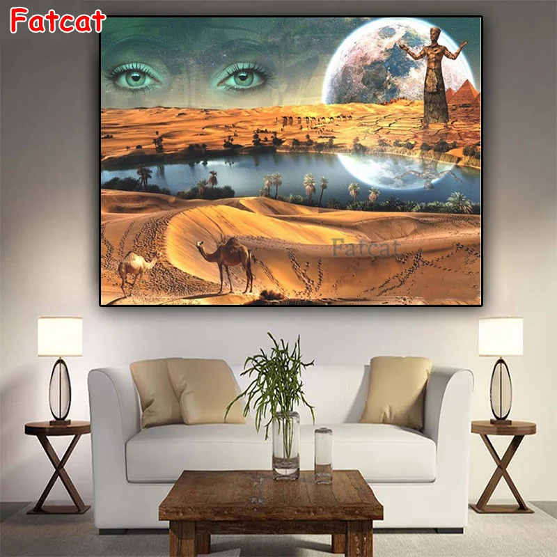 5d алмазная живопись вышивка крестиком Сказочная картина из Египта с квадратными