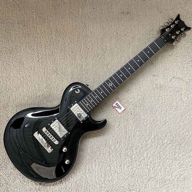 

Genuine D-B-Z Electric Guitar Ebony Fretboard Glossy Black Color in Stock Free Shipping