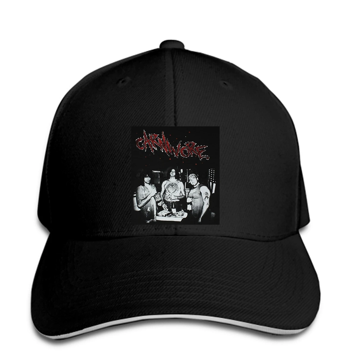 CARNIVORE PARTY PETER STTELE TYPE O NEGATIVE THRASH PUNK BAND NEW BLACK Baseball cap snapback hat Peaked |