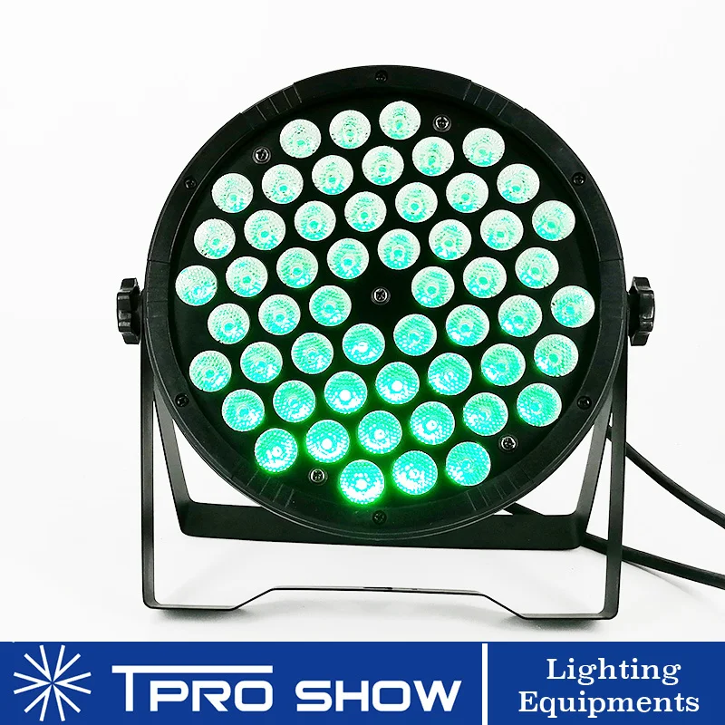 54x3 Вт светодиодный Par RGB 3в1 сценическое освещение Dmx управление звуком изменение цвета стробоскоп DJ фонари Par 64 может для свадьбы DJ события вечерние шоу
