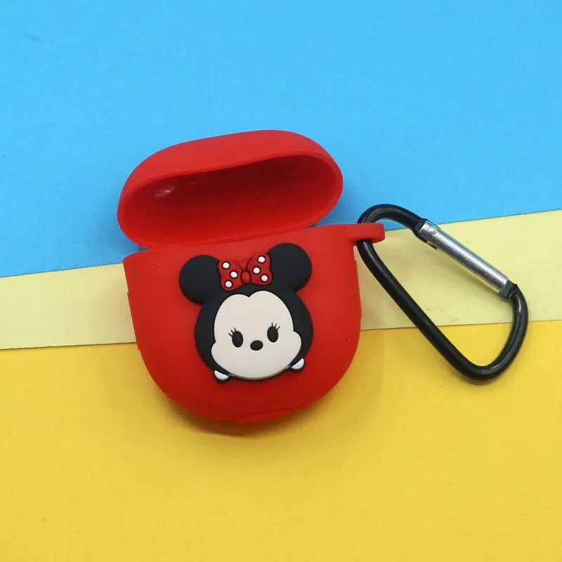 Cartoon Silicone Protective Case Full Earphone Cover Shell with Hook for ViVO TWS Neo Wireless Bluetooth Headset | Электроника